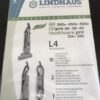 Sacchetti Lindhaus Hpro Hepa/RX in carta cf. 10 pz