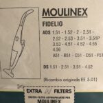 Sacchetti carta MOULINEX Fidelio ADS/DS cf. 7 pz*