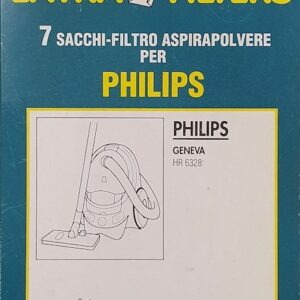 Sacchetti carta PHILIPS Geneva HR 6328 cf. 7 pz