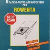 Sacchetti carta ROWENTA Alto – Artec – Spongo  cf. 6 pz