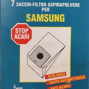 SA53*Sacchetti carta SAMSUNG Veloce VC7413-7716 cf. 7 pz cleantech
