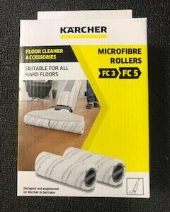 Set rulli microfibra grigi Lavapavimenti Karcher FC5